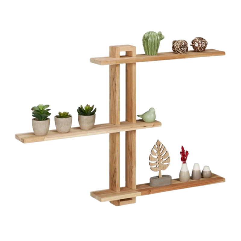 Chinese Walnut Wood Wall Hanging Rack