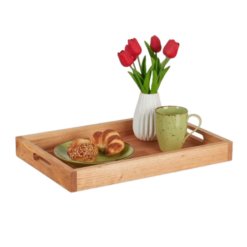 Chinese Walnut Wood Rectangular tray(MDF bottom)