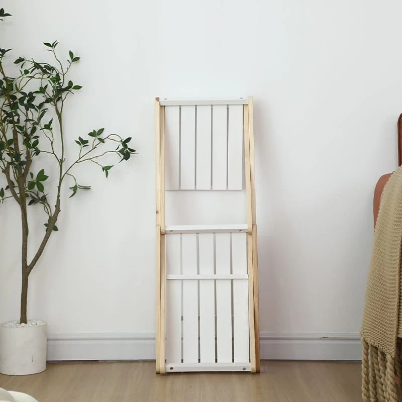 Chinese Walnut Wood 3-tier folding storage rack