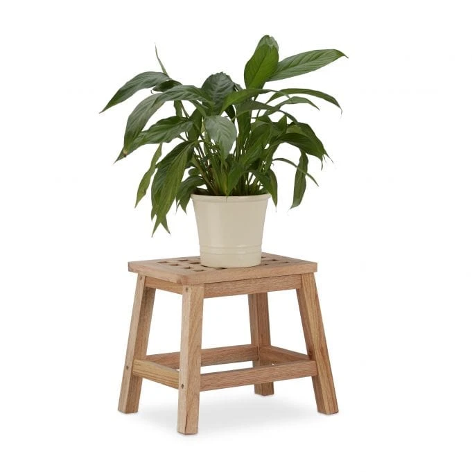 Chinese Walnut Wood Solid walnut wood small bathroom stool